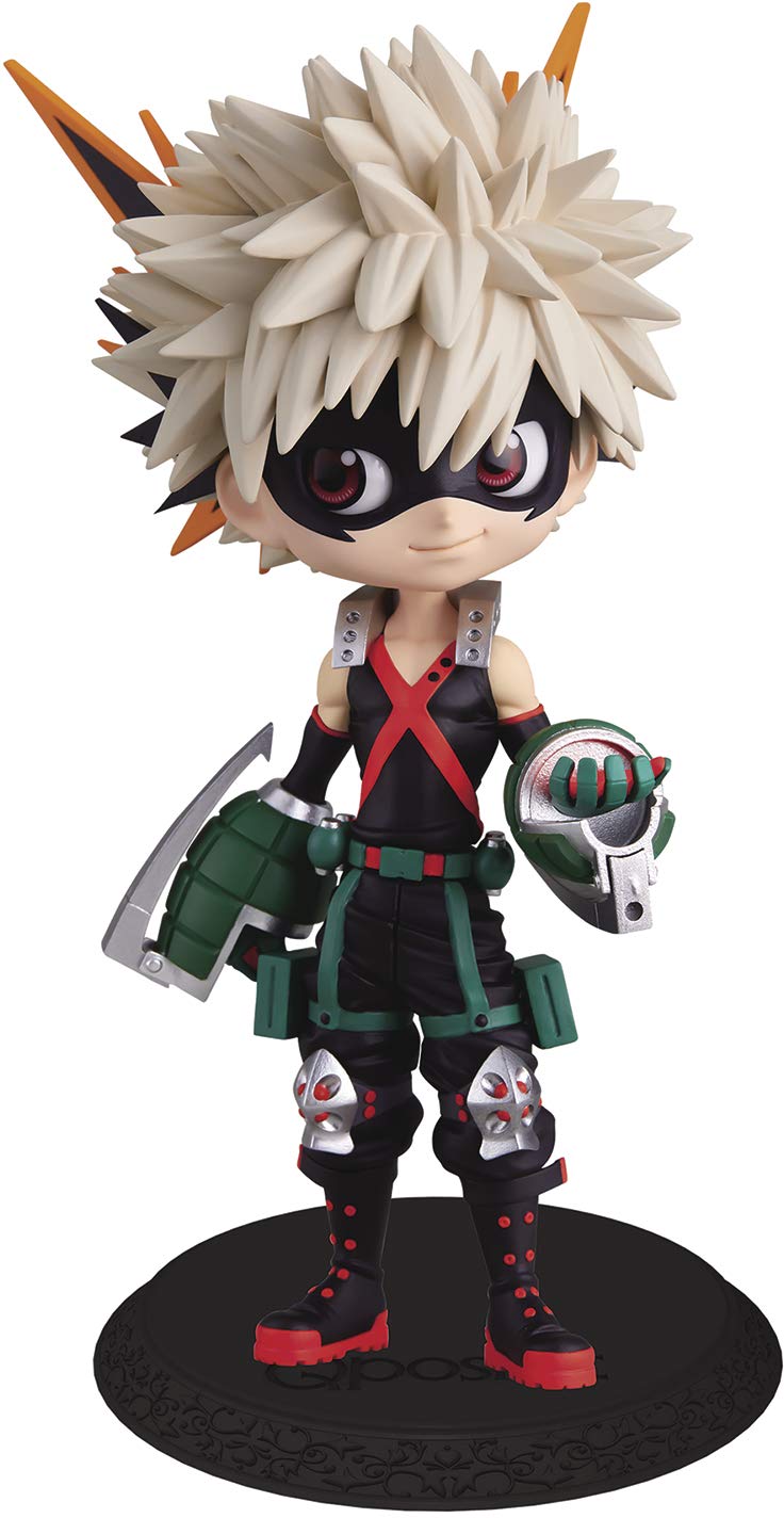 Banpresto My Hero Academia Q Posket-Katsuki Bakugo-(Ver.B), Multiple Colors (Bp17291)