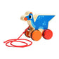 Merishopp Walking Wooden Toy Animal Push And Pull Along Toy For 1 Year Olds Boys Girls Pterosaur| Montessori Toys | Educational 
