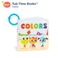 B. Toys – Baby Bath Book – Educational Book For Babies – Book About Colors – Waterproof Bathtub Toys – 6 Months + – Tub Time Books - Colors