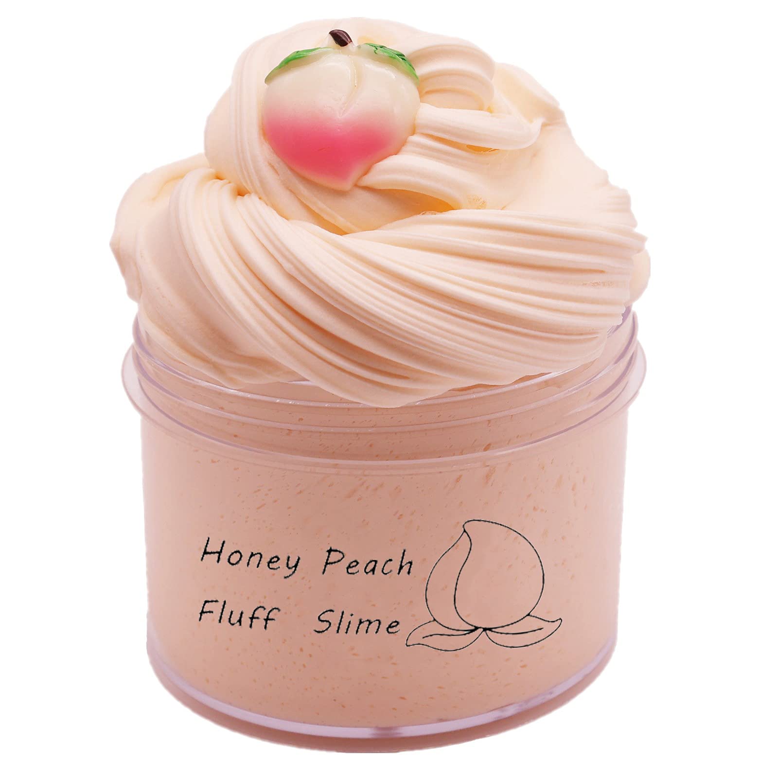 Butter Peach Slime, Scented And Stretchy Clay Sludge Toy, Party Favors, Prize, School Education, Birthday Gifts For Kids Girls Boys (200Ml)