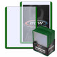 Bcw 3X4 Topload Card Holder - Green Border | 25 Pack | Premium Quality Rigid Pvc Protector For Standard Size Trading Cards | Car