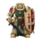 JOYTOY Warhammer 40 000 1/18 Action Figure Dark Angels Deathwing Knight 2 with Power decorative replica blade  Storm Shield and Watcher in The Dark Collection Models Birthday Gifts 15Age+