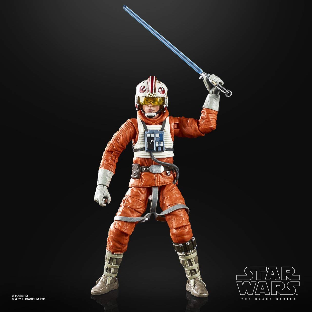 STAR WARS The Black Series Luke Skywalker 6-inch Figure, Snowspeeder Variant, Plastic, E90525X0, 40th Anniversary Collectible