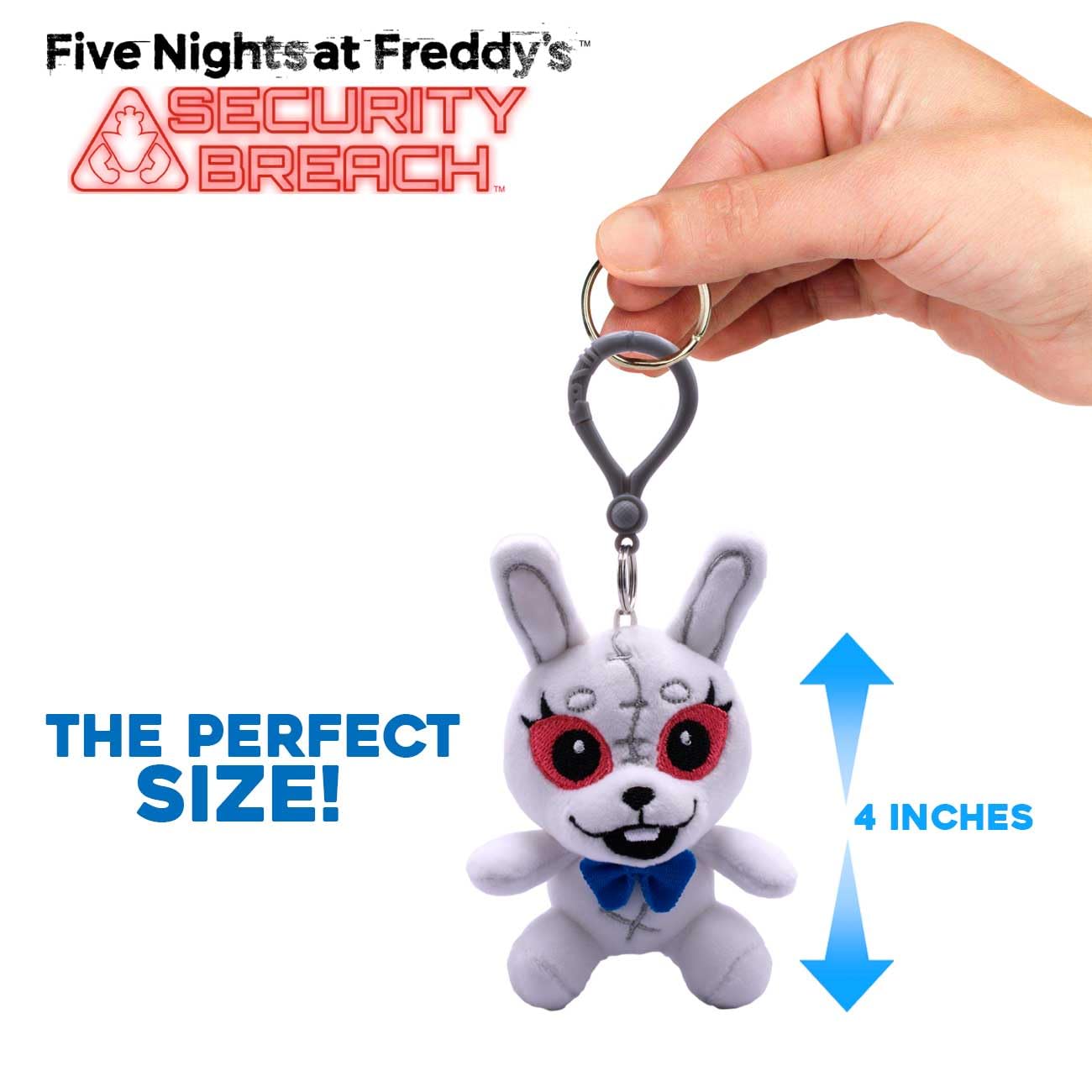 Just Toys LLC Five Nights at Freddy's Plush Backpack Hangers (Five Nights at Freddy's Security Breach Plush Backpack Hangers Ser