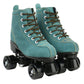 Xudrez Cowhide Roller Skates For Women And Men High-Top Shoes Double-Row Design,Adjustable Classic Premium Roller Skates (Blue,6