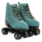 XUDREZ Cowhide Roller Skates for Women and Men High-Top Shoes Double-Row Design Adjustable Classic enhanced Roller Skates (Blue 7.5)