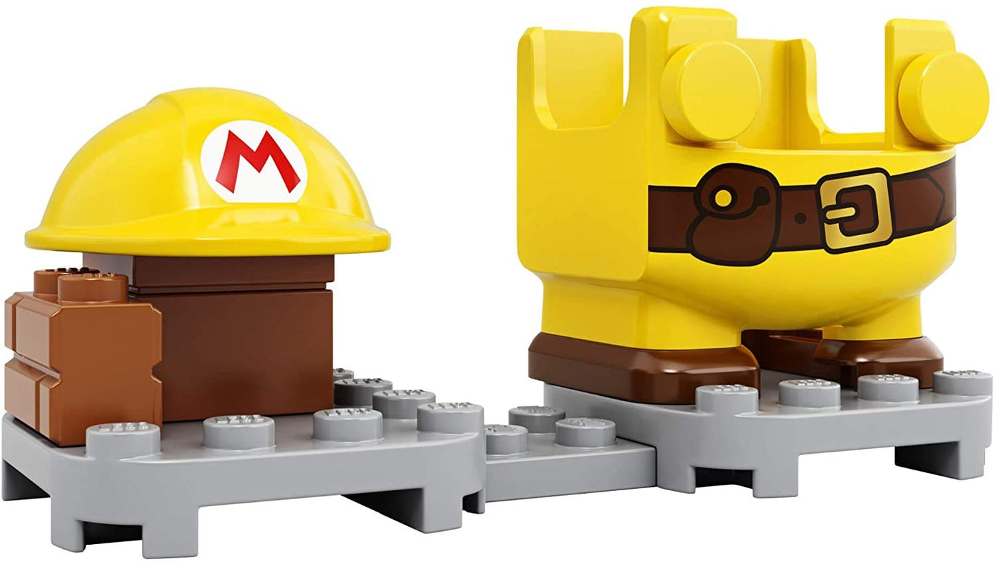 Lego Super Mario Builder Mario Power-Up Pack 71373 Building Kit, Fun Gift For Kids To Power Up The Mario Figure In The Adventures With Mario Starter Course (71360) Playset (10 Pieces)