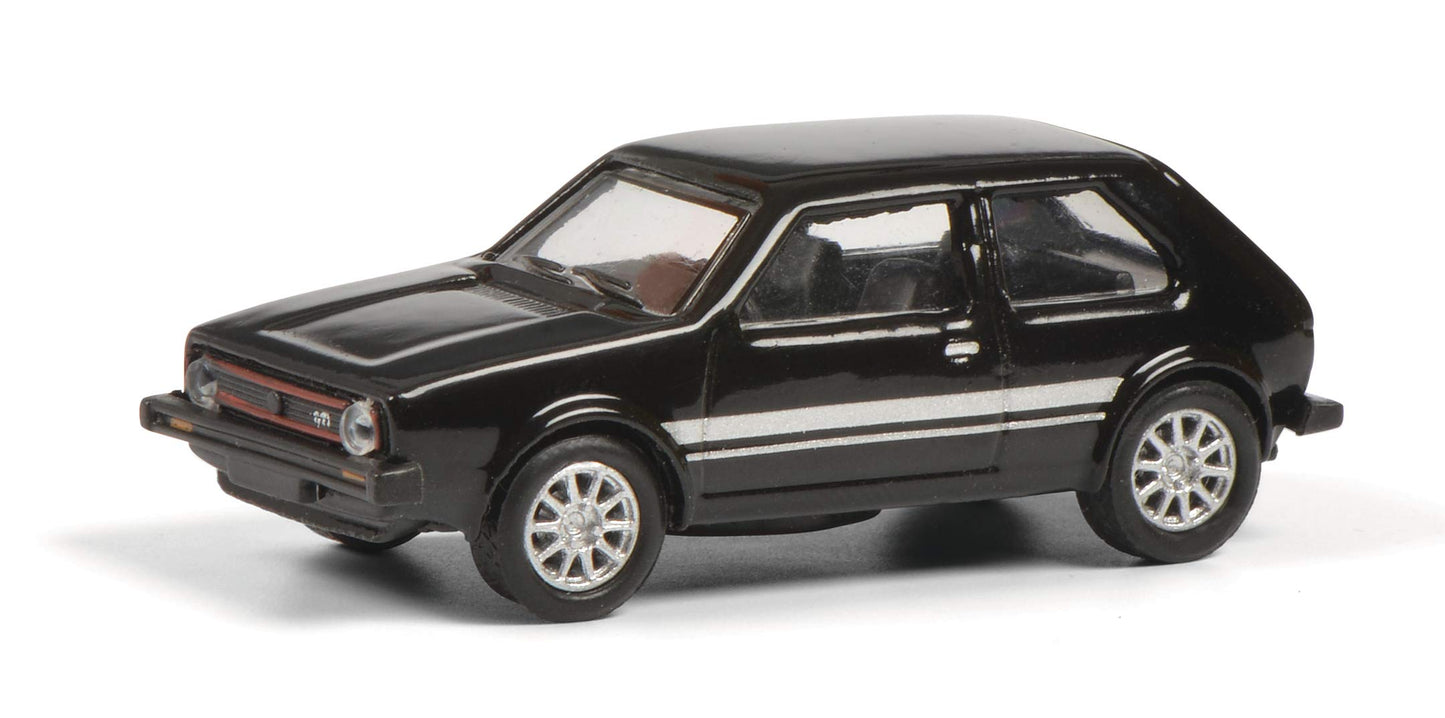 Schuco 452651200 VW Golf I GTI Model Car 1:87 Black Version