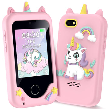 Kids Phone for Girls, Toys for 3-10 Year Old Boys Girls Christmas Birthday Gifts for Kids, Touchscreen Toddler Smartphone Learni