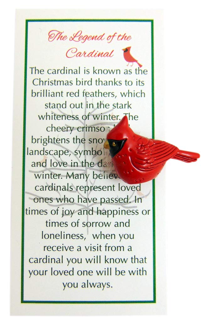 Westmon Works Cardinal Figurine - 1 Inch Multicolor Polyresin Christmas Mini Charm Gift