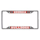 FANMATS - 14814 NCAA University of Georgia Bulldogs Chrome License Plate Frame 6.25x12.25