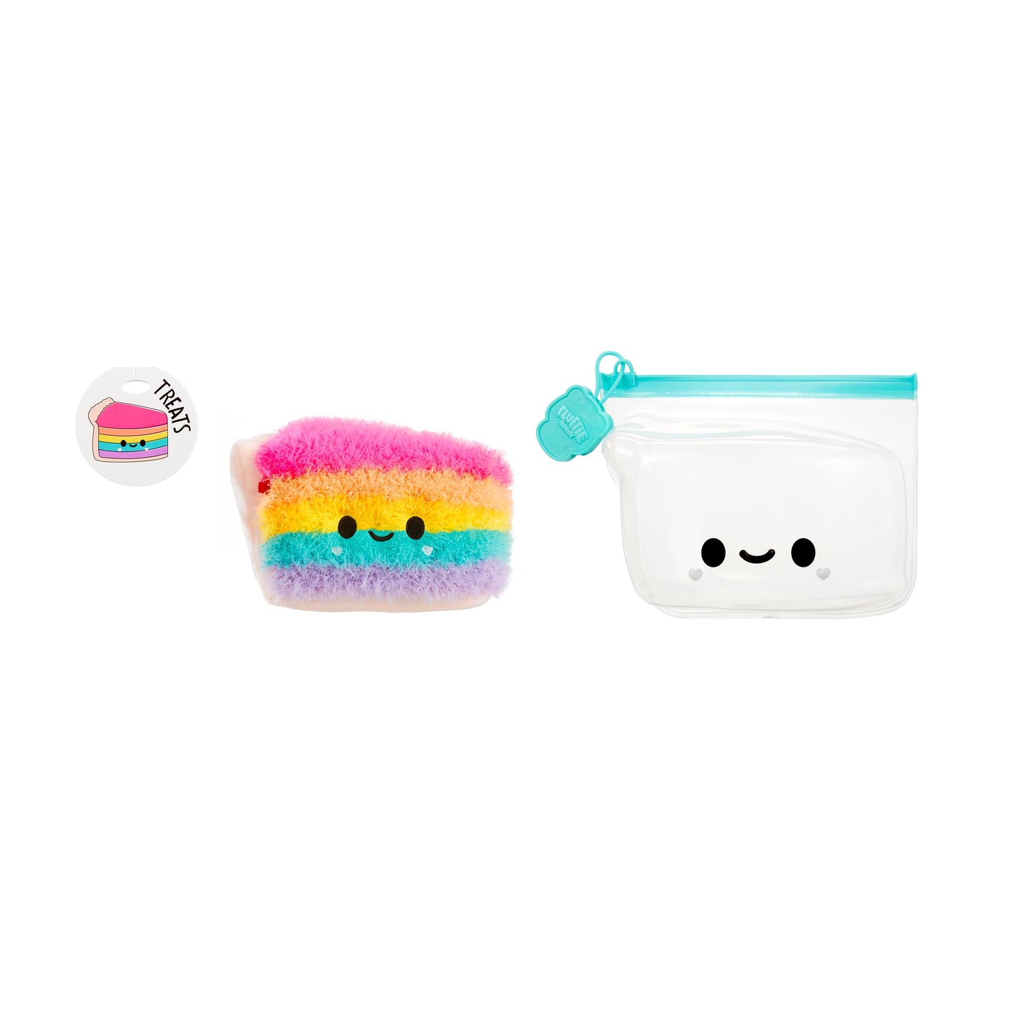 Fluffie Stuffiez Cake Small Plush - Multicolor, Ultra Soft Polyester, Model 594307, Surprise Reveal Unboxing, Huggable Tactile Play