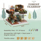 LannsoDIY Dollhouse Miniature Wooden Furniture Kit  Doll House Kit with Dust Proof Cover and Music Box  Mini Handmade Wooden Dollhouse Toys for mature-themed Gift (LV01)