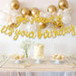 Beishida Gold Go Shawty It'S Your Birthday Banner - 11.4Feet,No Diy - Hip Hop Theme Glitter Happy Birthday Banner - Pre-Strung -