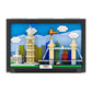 Dahonpa London City Postcard Building Sets 564 Pcs - World Famous Architectural Model Wall Art Crafts Ideas, Painting Frame For