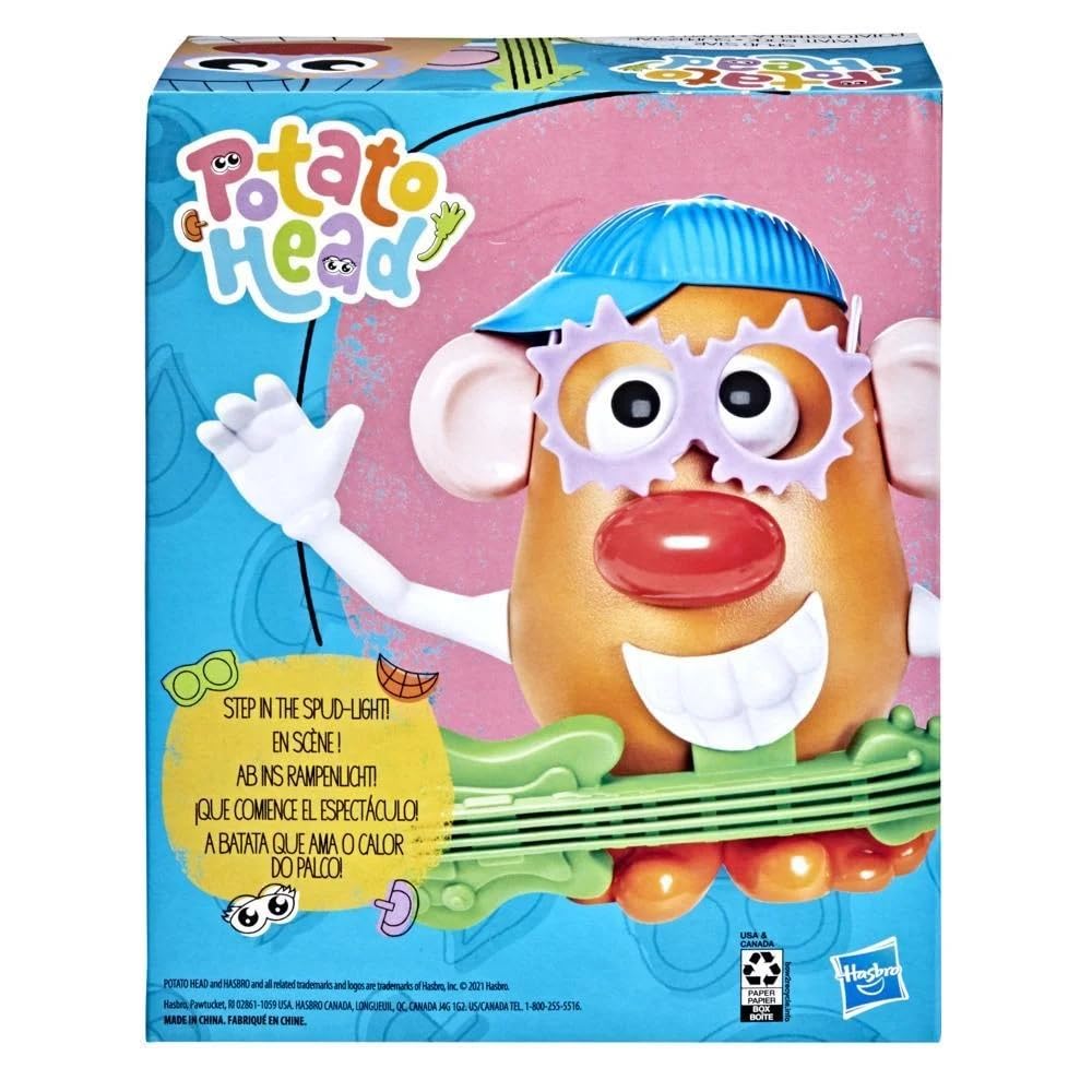 Mr. Potato Head Spud Star Toy Set, Musical Rocker Theme with Guitar, Kids Dress Up Accessories
