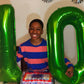 10 Balloon Number, Green Number 10Th Birthday Balloons 40 Inch, 10 Years Old Green Birthday Decorations For Boys Girls, 10Th Ann