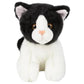 Forest & Twelfth 6'' Stuffed Black & White Cat, Soft Plush Toy, Cute Stuffed Animal For Boys And Girls, Realistic Looking Small