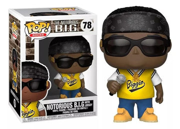 Funko Pop Rocks: Music - Notorious B.I.G. In Jersey Collectible Figure, Multicolor