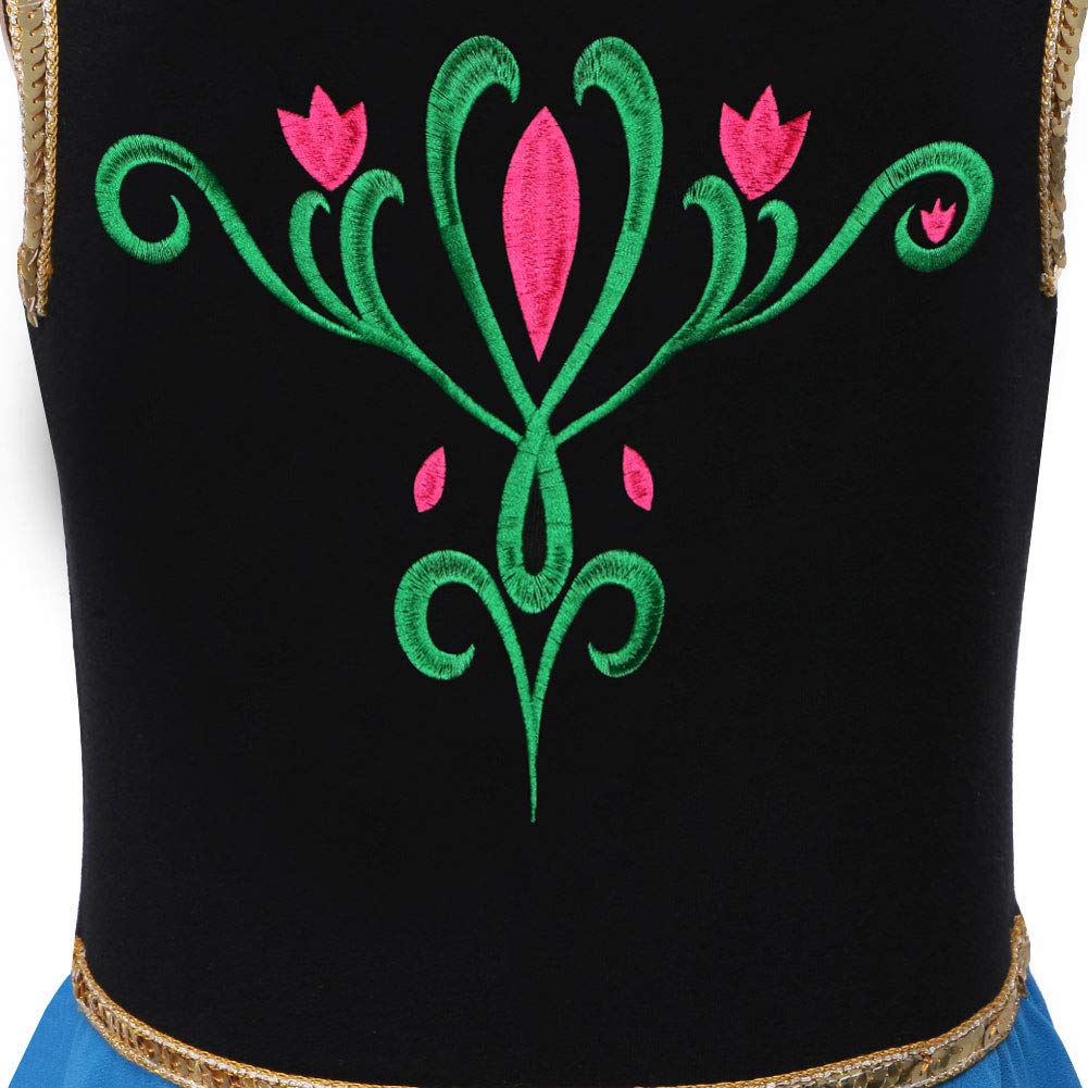 Baohulu Toddlers Dancing Cosplay Tutu Ballet Leotard For Girls 3-12 Years Black