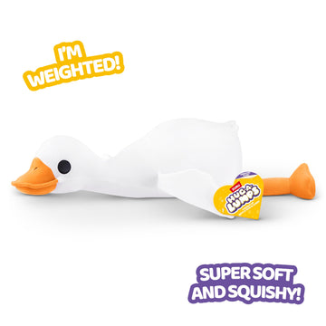 Hug-A-Lumps Goose(Maverick) Weighted Plush 3.3 Lbs, Cuddly, Squishy, Comfort Plush, Anti-Stress By Zuru