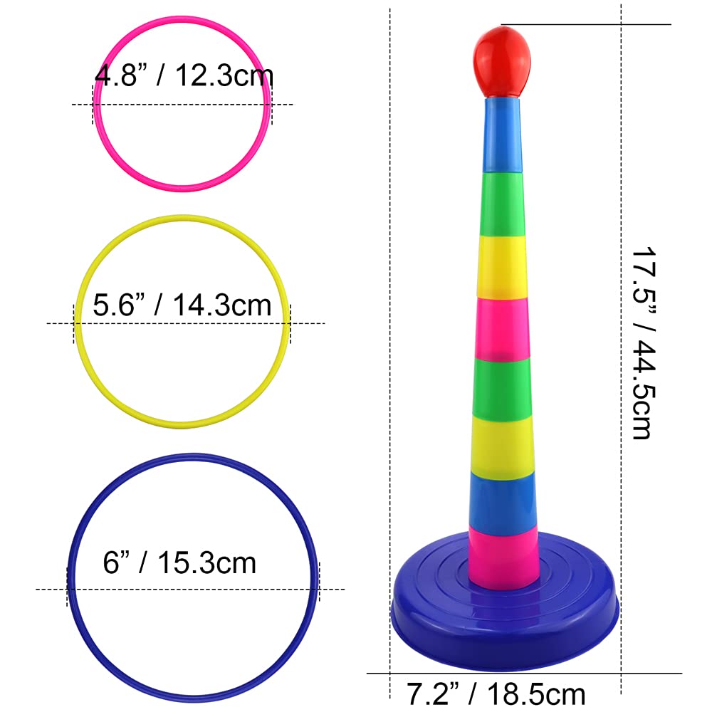 TCOTBE Games Set, for Kids Birthday Party Indoor Outdoor Games Supplies,Soft Plastic Toss Games,Gift for Xmas