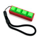 Four-Button Clicky Mechanical Switch Fidget Toy | Stim Toy, Stress Relief, Adhd (Red Base, Green Keycaps)