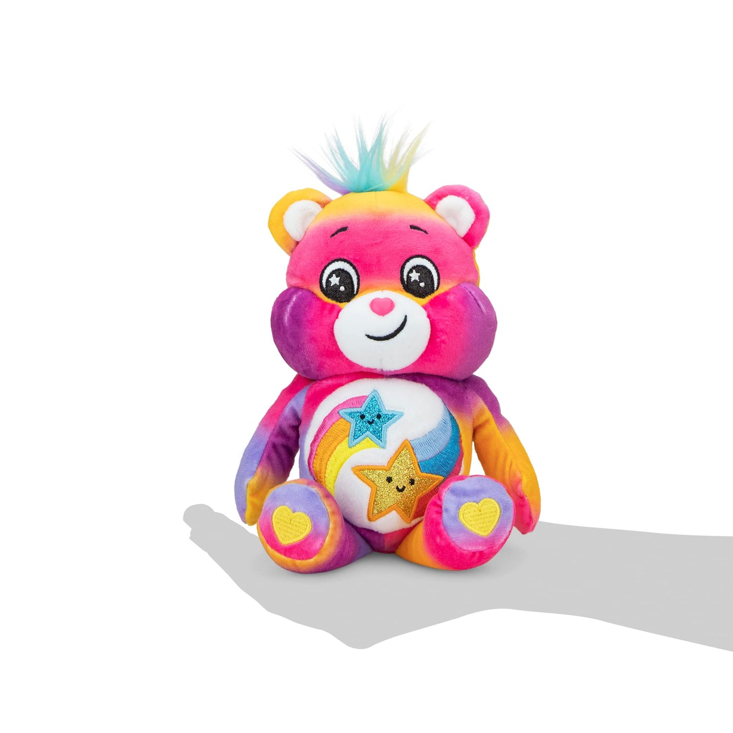 Care Bears 9" Bean Glitter Plush Toy - Multi Color, Polyester, Model 22505