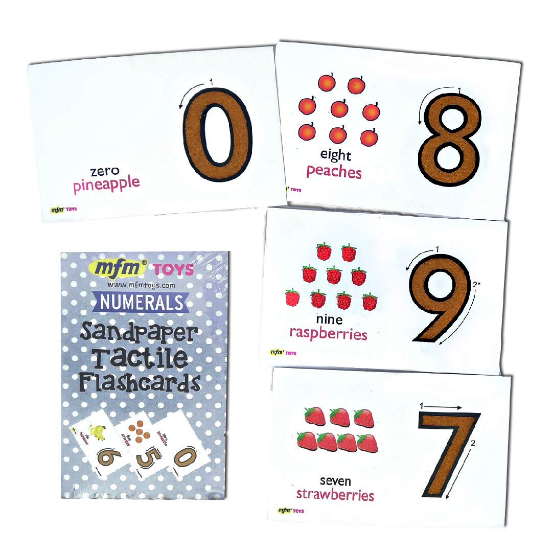 Mfm Toys English Uppercase Sandpaper Flashcards Tactile Letters