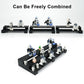 popbricks 2 Pack Brick Minifigure Display Stand - 3-Tier Display Case for LEGO Mini Figures - Holds 66 Figures - Black Stylish O