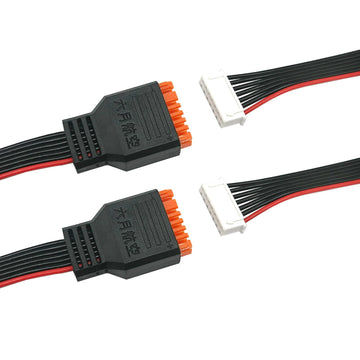 4Pcs JST-XH Balance Cable 2-6S 3S Lipo Battery Balance Charger Extend Expansion Plug Leads Adapter Conversion Line for RC Vehicl