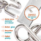 Brain Teasers Metal Puzzles for Kids and mature-themed  Mind  Logic and Game Test Toy for Teens  Disentanglement 3D Coil Cast Wire Chain Intelligence Toy for Party & Office  Best Puzzle Travel Games (Easy)