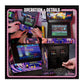 Quarter Arcades TMNT Turtles in Time Mini Arcade - 1/4 Scale Wooden Replica, NS4443, Rechargeable Battery & 3W Speakers