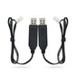 Charger Replacement for Carrera Mario Remote Control RC Car Battery, USB Charging Cable Cord 2 ft (2-Pack) - PDEEY
