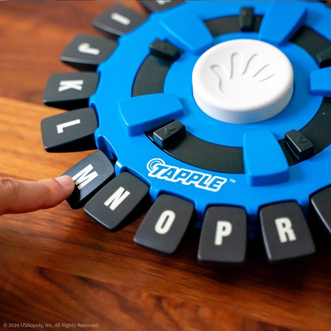 Usaopoly Tapple Word Game | Fast-Paced Family Board Game | Choose A Category & Race Against The Timer To Be The Last Player | Le