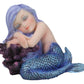 Ebros Under The Sea Blue Child Mermaid Sleeping On Coral Statue Enchansia Mergirl Decorative Figurine