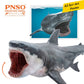 PNSO Prehistoric Animal Model - Dunkleosteus, 2.95" Plastic Figure, Patton the Megalodon (Big White Shark) 13" Variant