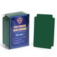 Zlca 50 Trading Card Dividers, Plastic Page Separator With Tabs For Storage Box - Baseball/Sports Cards, 2.75 X 3.76 Inch (Green