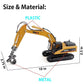 Ailejia 1/50 Scale Diecast Articulated Dump Truck Alloy Models Timber Grab Vehicle Construction Vehicle Model Engineering Car To