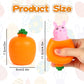 Suloli Squishy Easter Bunny Stress Bubbles Squeeze Toys, 4 Pack Stress Relief Toys To Relax - Easter Party Favor Gifts For Child