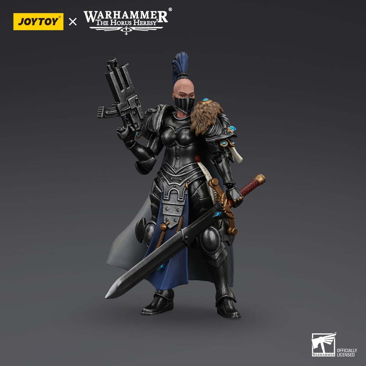 malt-inspiredISE JOYTOY 1/18 Action Figures - Warhammer The Horus Heresy Sisters of Silence Argent Lynx Vigilator Cadre Vigilator 1-4 Classic Character Collectible Age 15 and Above