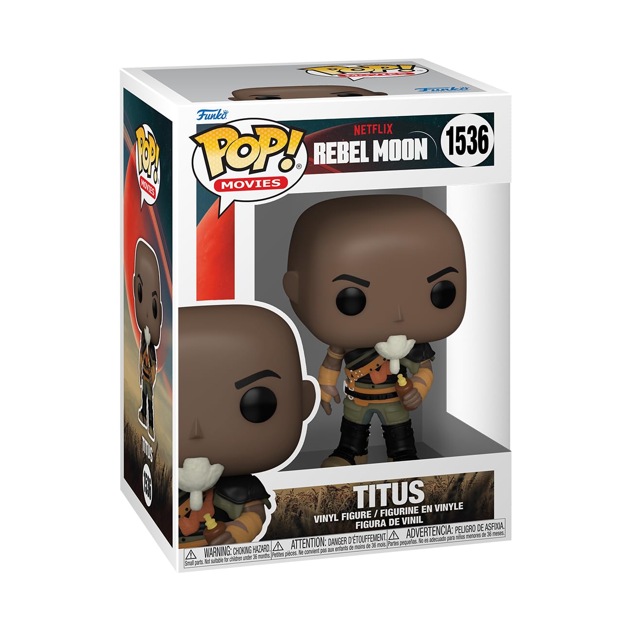 Funko Pop! Movies: Rebel Moon - Titus - Collectable Vinyl Figure - Gift Idea - Official Merchandise - For Kids & Adults - Movies Fans - Model Figure For Collectors And Display