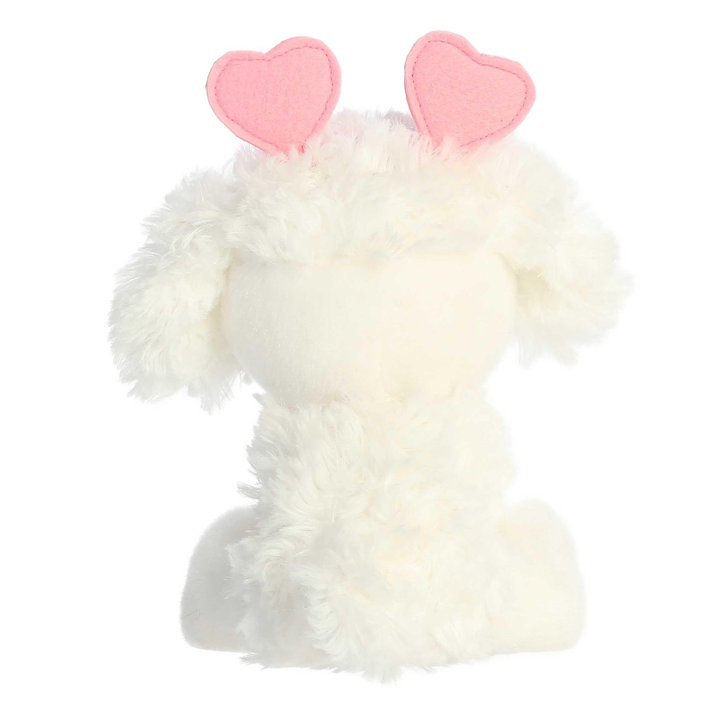 Aurora Heartwarming Love On The Mind Love You Poodle Stuffed Animal - Valentine'S Joy - Loveable Companions - White 6 Inches