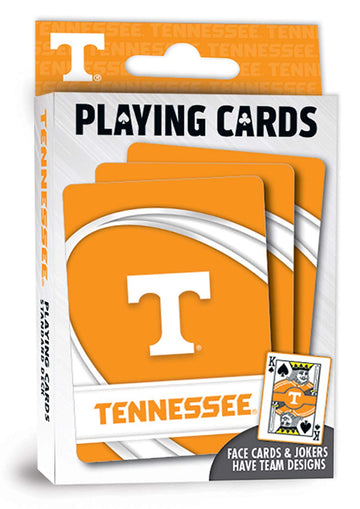 Masterpieces Family Games - Ncaa Tennessee Volunteers Playing Cards - Officially Licensed Playing Card Deck For Adults, Kids, And Family