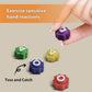 SHESFRIY Korean Traditional Gonggi Game Set,Korean Traditional Catching Game with 5 Pebbles and Base, Hand Eye Coordination Trai