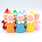 Wuleeuper Sleeping Elf Doll With Pacifier | Christmas Miniature Elf Doll Toys | New Year Holiday Decoration Party Gift (Purple)