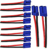 5 Pairs EC5 5.0mm Male Female Banana Connector with 12awg Silicone Wire 10cm RC Hobby Lipo Battery(Pack of 5)