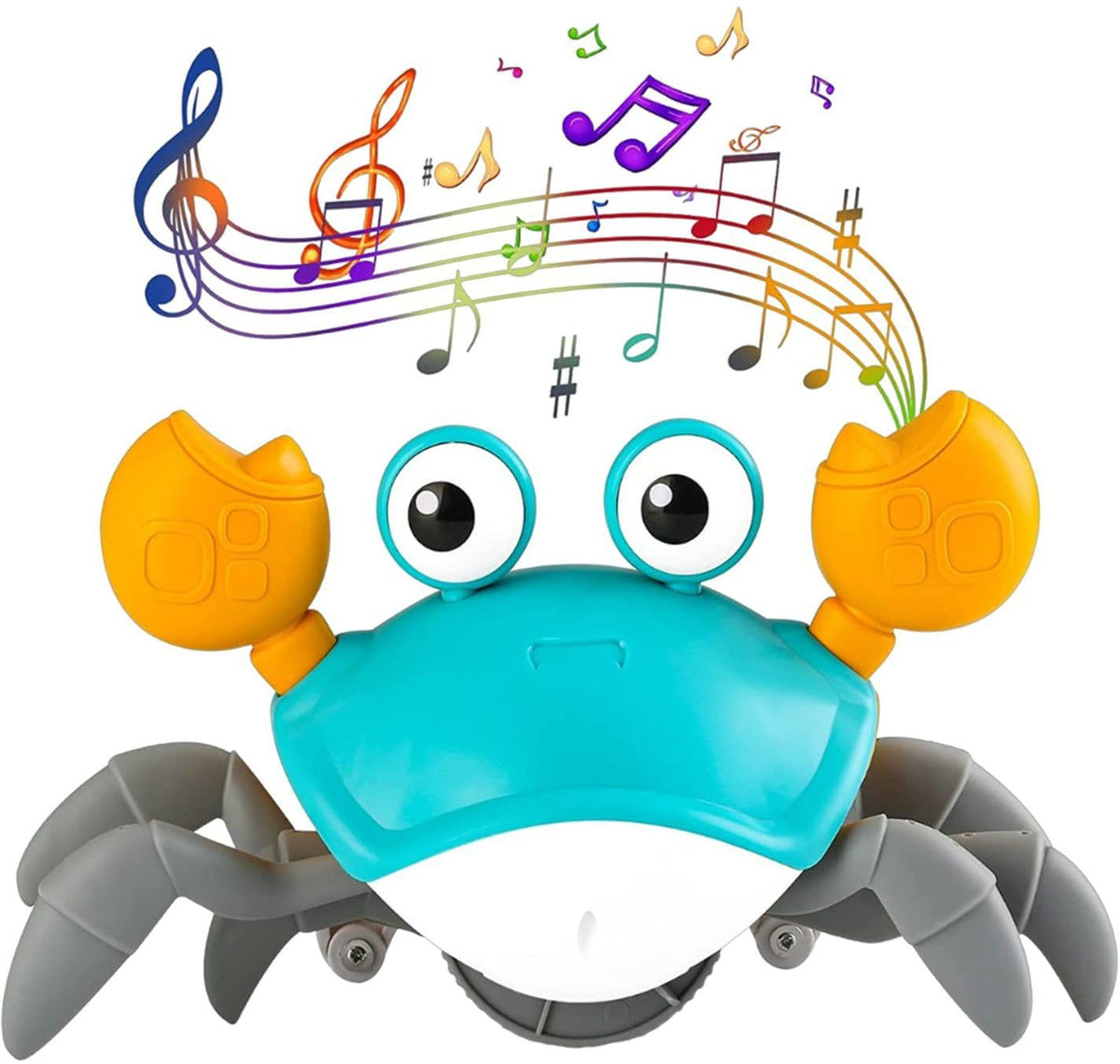 BarodianS ShopperS Crawling Crab Baby Toy  Musical Motion Toy For Kids, Green Plastic, Fun & Educational|