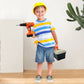 HYRENEE Kids Tool Set - 48 Piece Toddler Tool Set with Electronic Toy Drill& Tool Box,Pretend Play Kids Toys,Construction Kits T