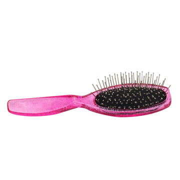 Sophia'S 18' Glittery Hot Pink Doll Hairbrush, Ideal For Wig-Like Hair